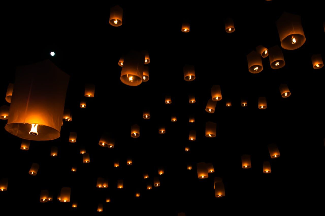 Lifted-Lantern Festival in Chiang Mai